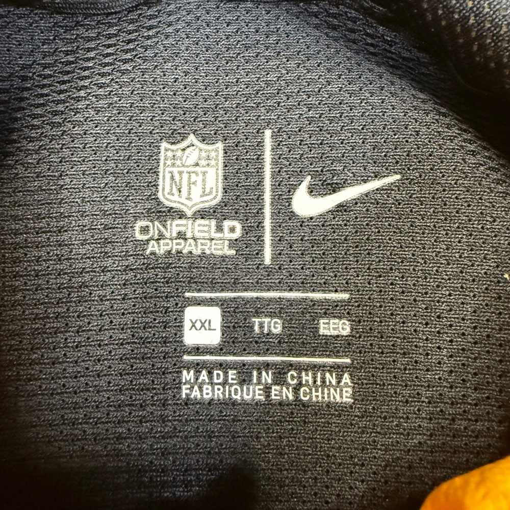 Nike Pittsburgh Steelers On-Field Quarter Zip Windbreaker Mens XXL Black NFL - Picture 3 of 12
